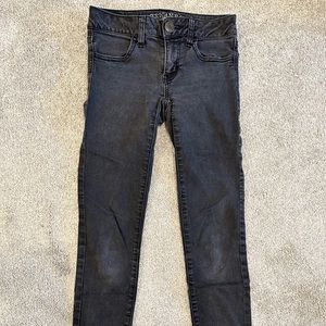 American Eagle Black Jegging - 00 Short